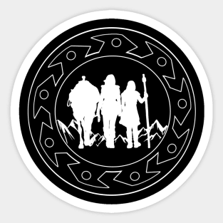 Xena & Gabrielle Chakram Sticker